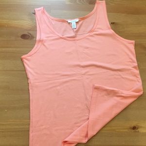 Daily Ritual Brand 100% Cotton Coral Tank Top NEW🌸